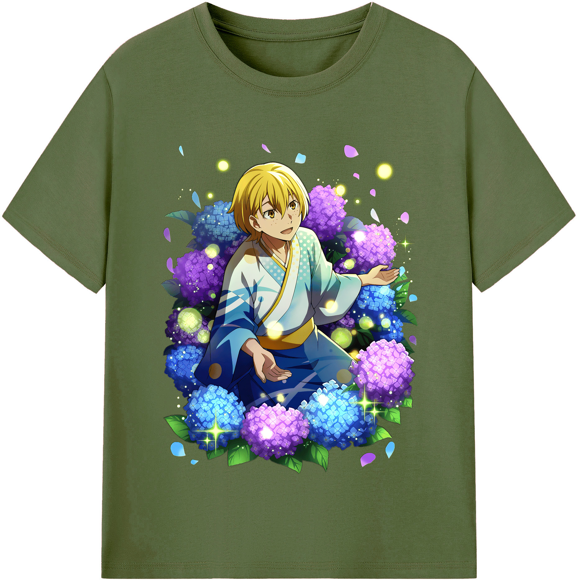 （画像用） 文豪ストレイドッグス Bungo Stray Dogs 綿100％半袖Tシャツ（フロントプリント）